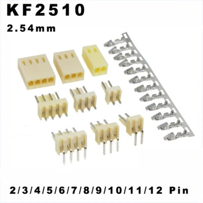 2.54mm KF2510 Connector Header Plug/Socket/Housing/Crimps Terminals 2 - 12 Pins - Image 1 of 4