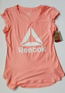 Camiseta de entrenamiento Reebok para mujer para correr y gimnasio talla pequeña manga corta nueva - Imagen 1 de 7