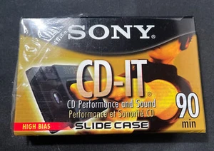 Cinta de casete en blanco Sony CD-IT tipo de sesgo alto 90 minutos NUEVO - Imagen 1 de 2