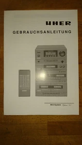 Uher Mini-System Reference No. 1  Bedienungsanleitung Operating Inst.  Manual - Bild 1 von 2
