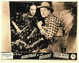 Heritage of the Desert Original Lobby Card 1939 Zane Grey Evelyn Venable 