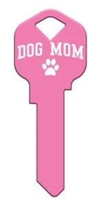 Dog Mom House Key Blank - Keys - Locks - Dogs - Puppies KW1- LW4 - FREE AUS POST - Picture 1 of 3