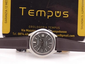 LONGINES LADY N.O.S. AUTOMATIC STONE DIAL NEW OLD STOCK STEEL '70s WATCH - Picture 1 of 13