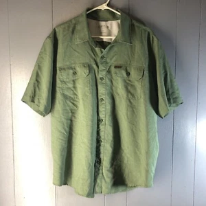 Orvis Shirt Men’s XL Casual Short Sleeve Button Up Performance Outdoor Green - Picture 1 of 7