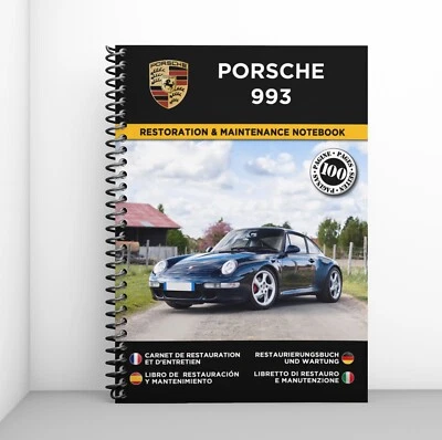 PORSCHE 993 : Restaurierungsnotizbuch & Wartung - KOSTENLOS VERSAND ! - Bild 1 von 4