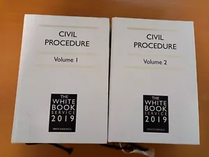 Civil Procedure 2019 The White Book Service Volumes 1 And 2 - Picture 1 of 2
