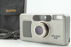 "Exc + 5" Konica Big Mini F silber analoge Kompaktkamera 35 mm aus Japan - Bild 1 von 10