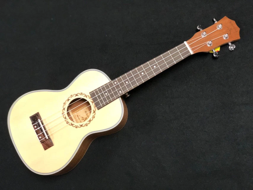 Kilauea 21" Soprano Sz  Ukulele Sealed Machines Curved Back Spruce Top - Image 1 of 4