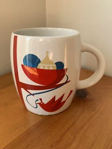 Taza Starbucks perdiz roja y adornos navideños - café, té 2012 - Imagen 1 de 6