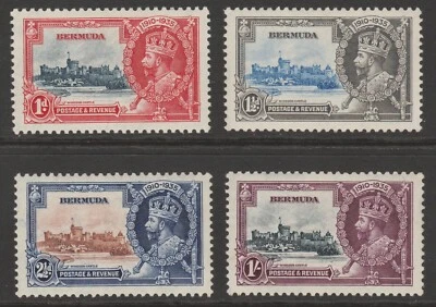 Bermudas COMO NUEVO GV 1935 Juego jubileo de plata sg94-97 Foto 1 de 2