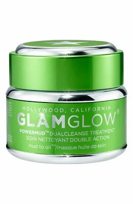 Glamglow Glam Glow POWERMUD Dualcleanse Treatment Mud to Oil Mask 15ml NeW - Image 1 of 2