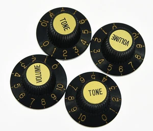 KAISH 4x perillas de sombrero de bruja de guitarra dorada para Les Paul Epiphone SG - Imagen 1 de 4
