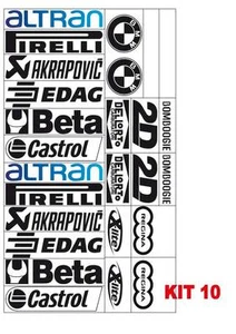 ADESIVI BMWI  MOTO SPONSOR TECNICI BMW KIT 10 + OMAGGIO - Foto 1 di 1