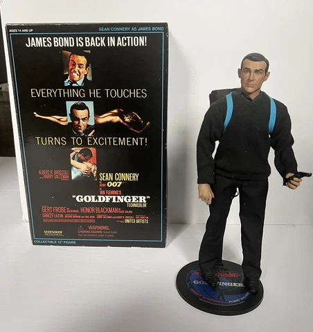 Sideshow Collectibles Action Figure James Bond 007 Goldfinger Toy + Box 2003 Cover