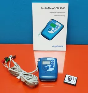 EKG Langzeit Gerät GETEMED CM 3000 + CardioSoft v7 + Zubehör - Bild 1 von 3