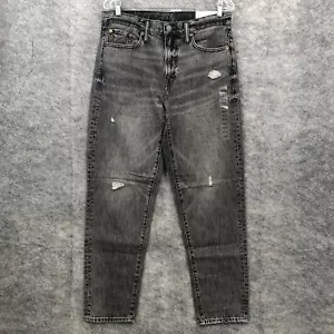 Vaqueros American Eagle para hombre 30x32 sueltos rectos oscuros lavados negros nuevos con etiquetas - Imagen 1 de 11