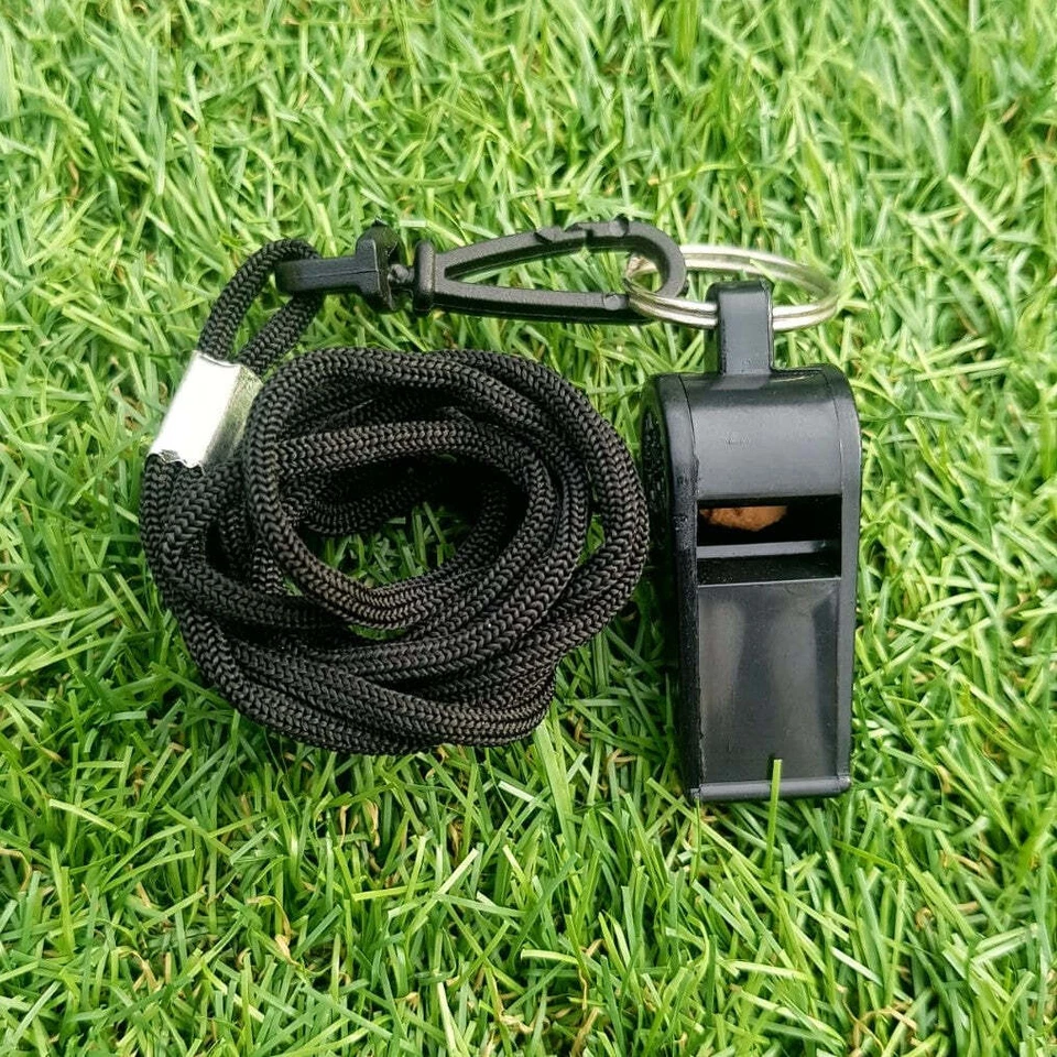 ZEEGO Referee Whistle & Lanyard - Durable Football Rugby Plastic Sports Whistle - Image 1 of 1