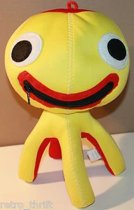 12" Brio Octopus Plush w/ Mouth Zipper turns into Carrying Bag, Bendable Legs - Picture 1 of 11