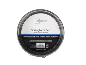 Mainstays 6" Round Nonstick Carbon Steel Springform Cake Pan, Gray - Picture 1 of 6