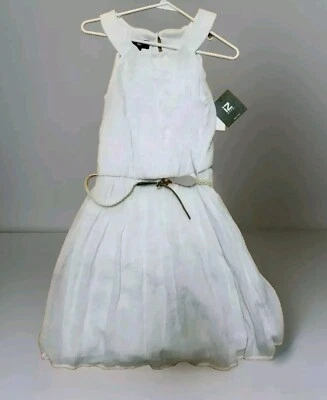  IZ Byer  Dress Juniors White Spring/ Summer Casual Size Medium  - Image 1 of 4