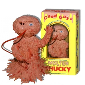 MOLTEN CHUCKY FIGURE - KILLER DOLL FROM CHILD'S PLAY 2 - MINI HORROR DOLLS TOYS - Imagen 1 de 2