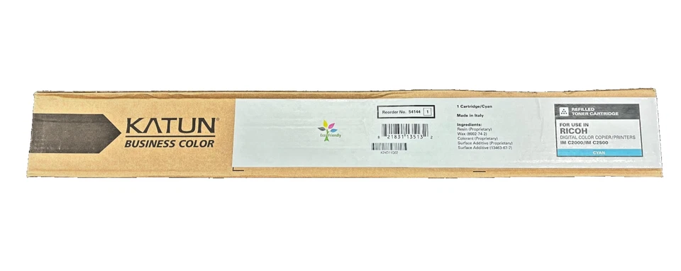 KATUN RICOH TONER IM C2000 C2500 CYAN VAT INCLUDED - Image 1 of 1