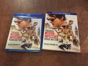 MISSION: IMPOSSIBLE ROGUE NATION- BLU-RAY- DVD- 2 DISCS- 2015 - Picture 1 of 3