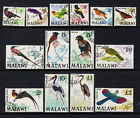 MALAWI QEII 1968 SG310/23 set of 14 - Beautiful Birds - very fine used. Cat 75