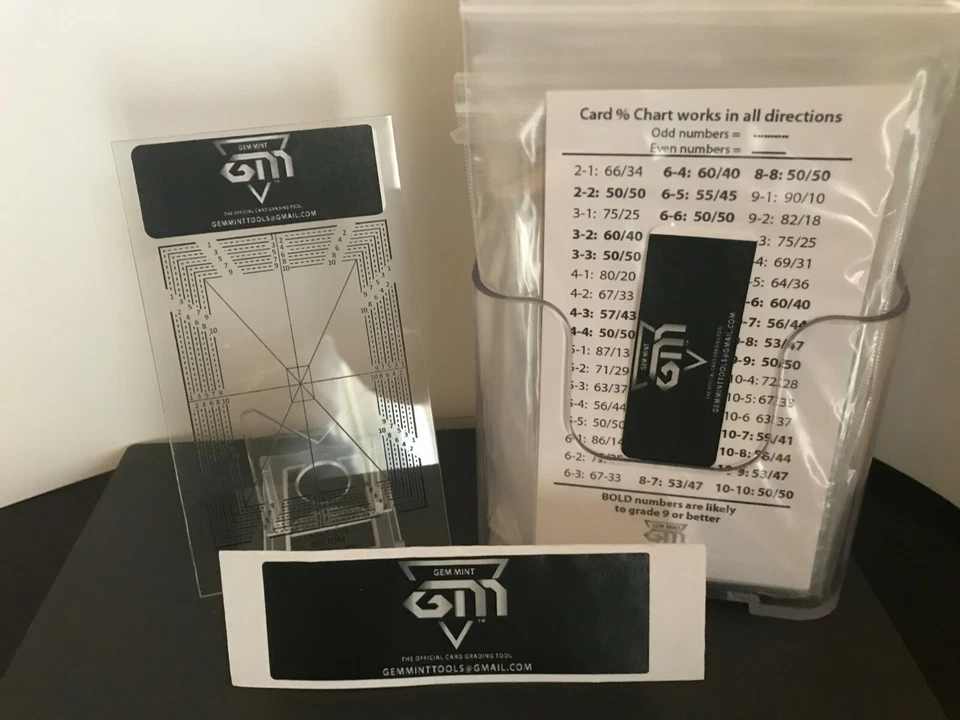 Clasificación de cartas/herramienta de cartas centradas gema como nueva PSA/BGS/TCG Pokémon regalo gratis💥 - Imagen 1 de 4