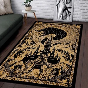 Zelda Teppich, Legend Of Zelda Teppich, Jungenzimmerteppich, Spielteppich, Gaming Teppich, Geschenk für Ihn - Bild 1 von 11