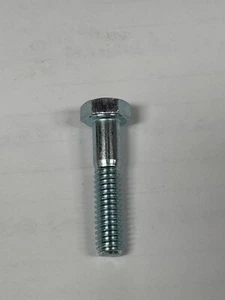1/4-20 x 1- 1/2" Hex Head Cap Screws Grade 5, Zinc Plated, Box/100 - Picture 1 of 2