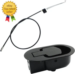 Piezas de repuesto de reclinable de metal con cable, negro de liberación de reclinable de alta resistencia L - Imagen 1 de 12