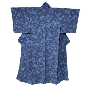 New Japanese Kimono Men&rsquo;s Ensemble Navy Pattern Summer Lightweight Made in Japan