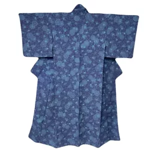 New Japanese Kimono Men’s Ensemble Navy Pattern Summer Lightweight Made in Japan - Picture 1 of 4