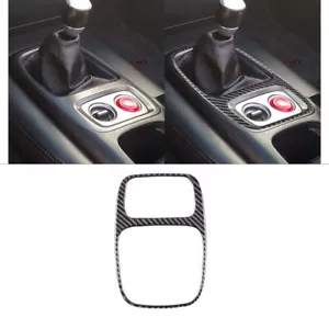 For 2000-2003 Honda S2000 Carbon Fiber Interior Gear Shift Frame Cover Trim - Picture 1 of 11
