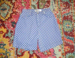 Vintage 90's Sasson High Waist Mom Denim Floral Print Shorts S/M - Picture 1 of 3