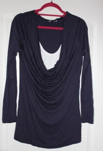Shirt b.c. marineblau, Wasserfall - Look -Gr. 42- neu - Bild 1 von 3