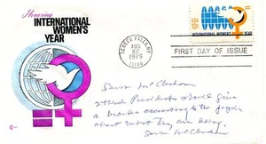 AUTHENTIC Legendary White House Correspondent Sarah McClendon signed FDC - Picture 1 of 1