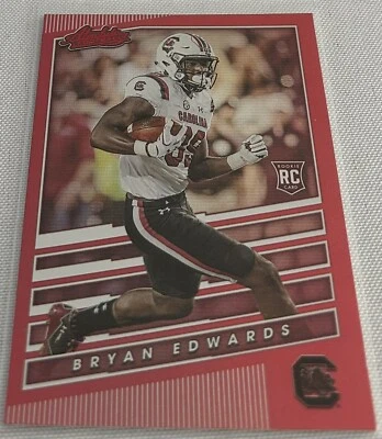 2020 Chronicles Football Absolute Bryan Edwards South Carolina Gamecocks Red RC - Image 1 of 3