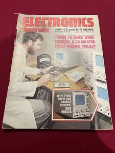 REVISTA RADIO BASURA ORIGINAL TV Publicidad Electrónica Chatarra Café Arte Años 70 Años 70 - Imagen 1 de 9
