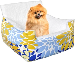 Dog Car Seat, Dog Car Seats for Small Dogs Portable Car Dog Bed Pet Booster Seat - Picture 1 of 6