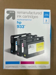 Up & Up 3er Pack HP933 Tintenpatronen Cyan/Magenta/Gelb - Bild 1 von 3