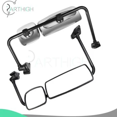 Mirrors Complete Pair Side Chrome Heated For 2003-2015 Freightliner M2 Wholesale Foto 1 de 4