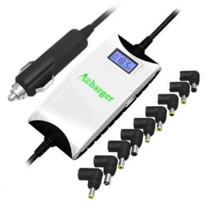 Universal 100W Notebook Power Adapter Laptop & 2A USB Car Charger - Picture 1 of 2