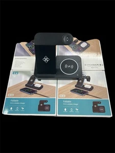 Foldable 4in1 Wireless Charger , 15W Fast Charge - Picture 1 of 3