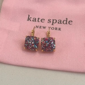 kate spade square glitter earrings New - Picture 1 of 5