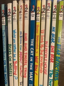 lot of 11 bright and early books dr seuss berenstain bears etc - Imagen 1 de 12