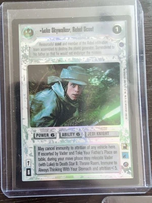 Star Wars CCG Reflections III 3 Foil Luke Skywalker, Rebel Scout Psa - Image 1 of 4