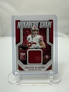 2025 Donruss Elite Christian Mccaffrey Numbers Game Patch /599 - Picture 1 of 2