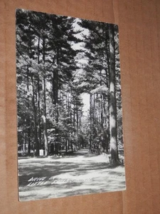 LITTLE FALLS MINNESOTA - 1946 ECHTFOTO POSTKARTE RPPC - PINE GROVE PARK ROAD - Bild 1 von 2